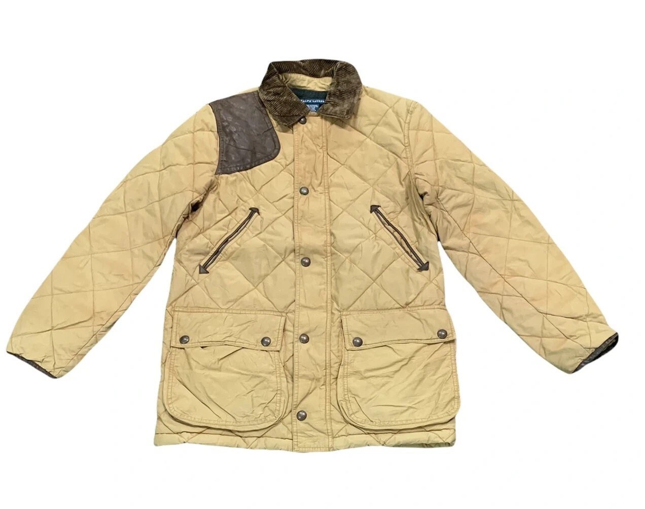 Khaki Polo Jacket - Etsy UK