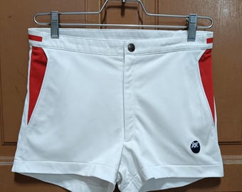 Vintage 80s Asics Lawnship Tennis Shorts Onitsuka Tiger Asics Japan Waist 29