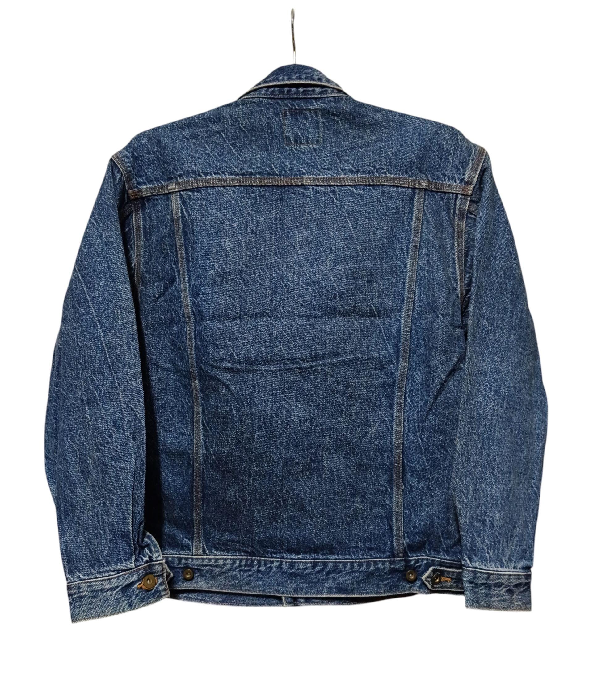 Vintage Sensitive by Bobson Co. Ltd Pleated Denim Trucker Jacket