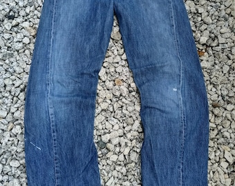 Vintage 00s Levi's Engineered Jeans Twisted Leg Button Fly Size 28x34