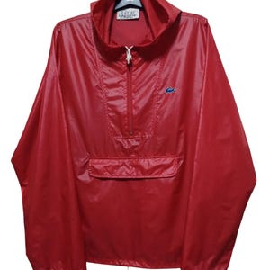 Vintage Izod Lacoste Anorak Jacke 90er Jahre Medium