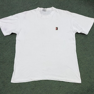 Vintage Nike Court klein T-shirt met geborduurd logo uit de jaren 90, groot