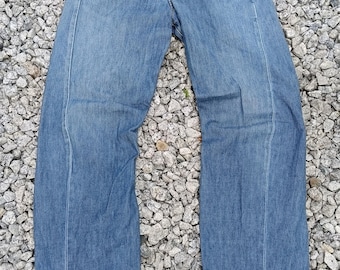 Vintage 00s Levi's Engineered Jeans Relaxed Fit Twisted Leg Button Fly W28