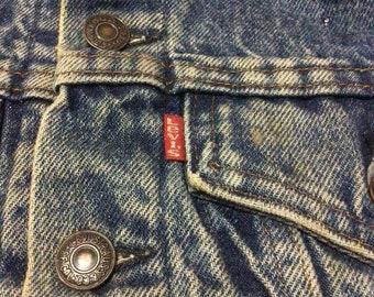 RARE! Vintage 80s Little Levis 70707 Boys/girls Trucker