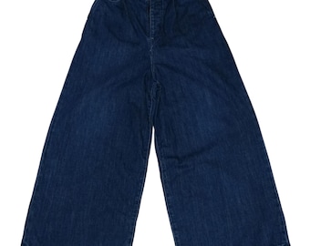 Pantaloni in denim blu Kapital Japan a gamba larga, taglia XS (vita 25)