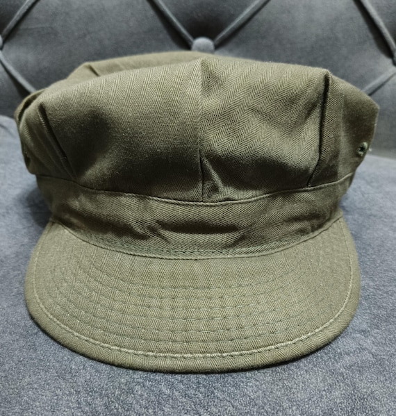 Vintage 90S Polo Ralph Lauren RRL Military Herringbone Twill Cap