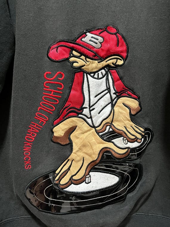 Vintage SOHK School of Hard Knock Pullover Hoodie Xlarge Etsy