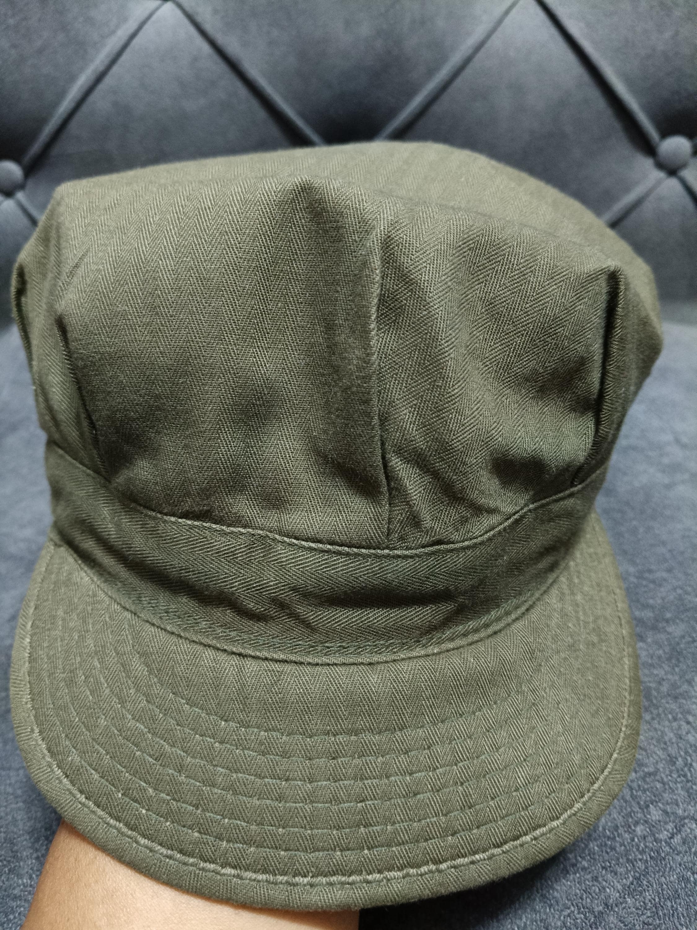 Vintage 90S Polo Ralph Lauren RRL Military Herringbone Twill Cap