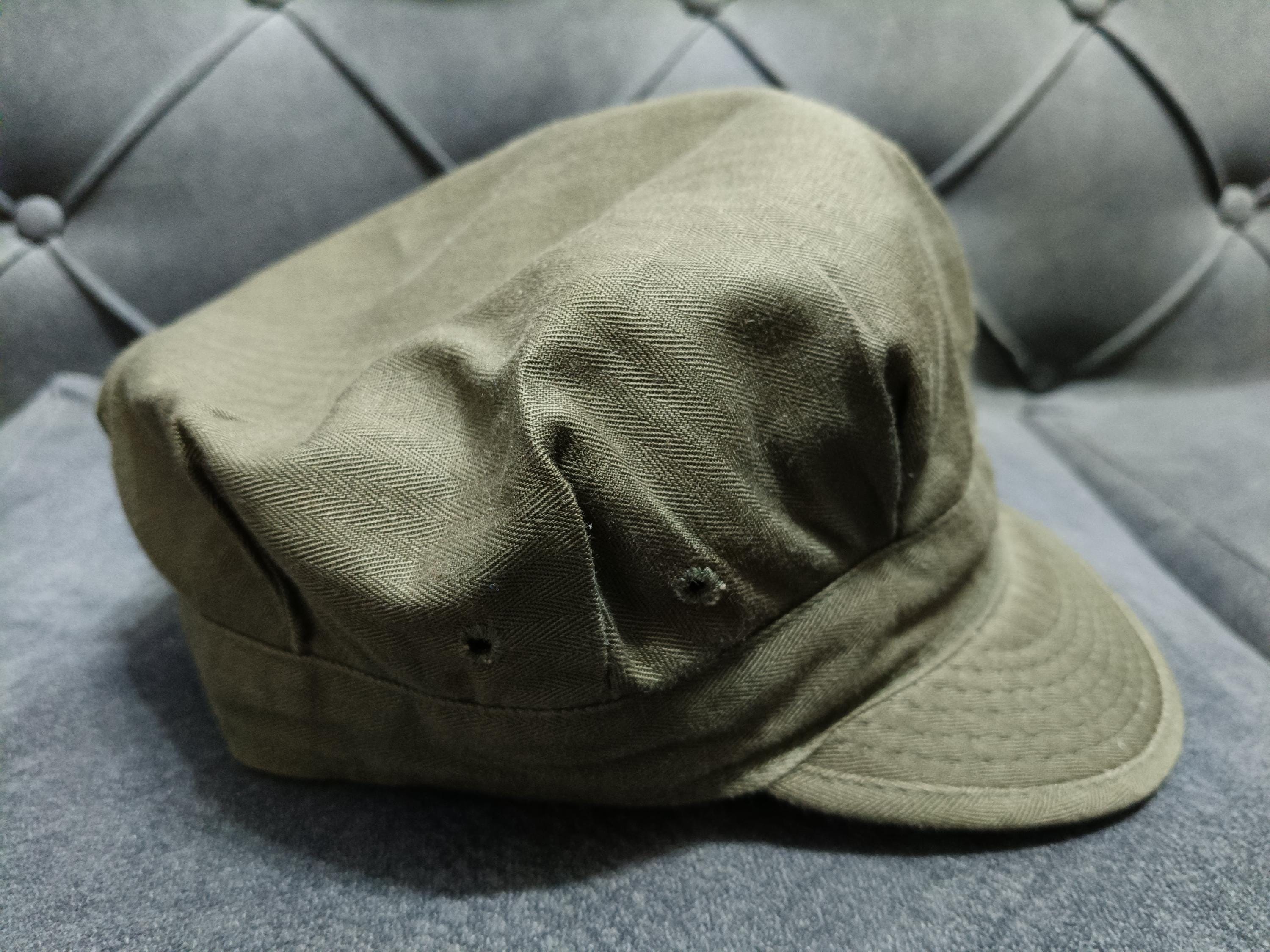 Vintage 90S Polo Ralph Lauren RRL Military Herringbone Twill Cap