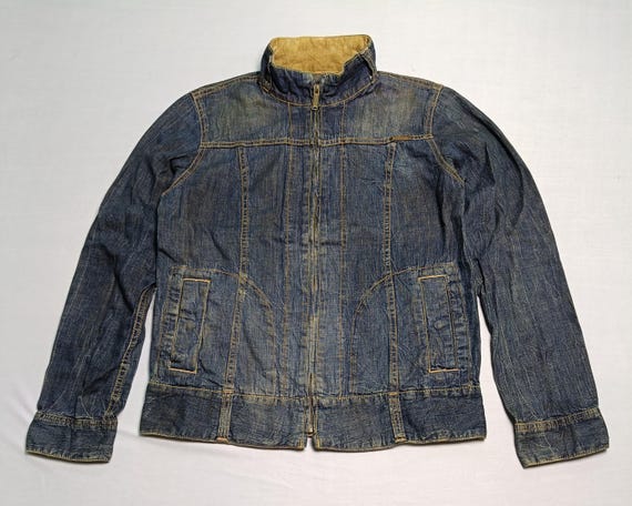 Vintage 90s Hysteric Glamour Women's Denim Jacket Motorcycle