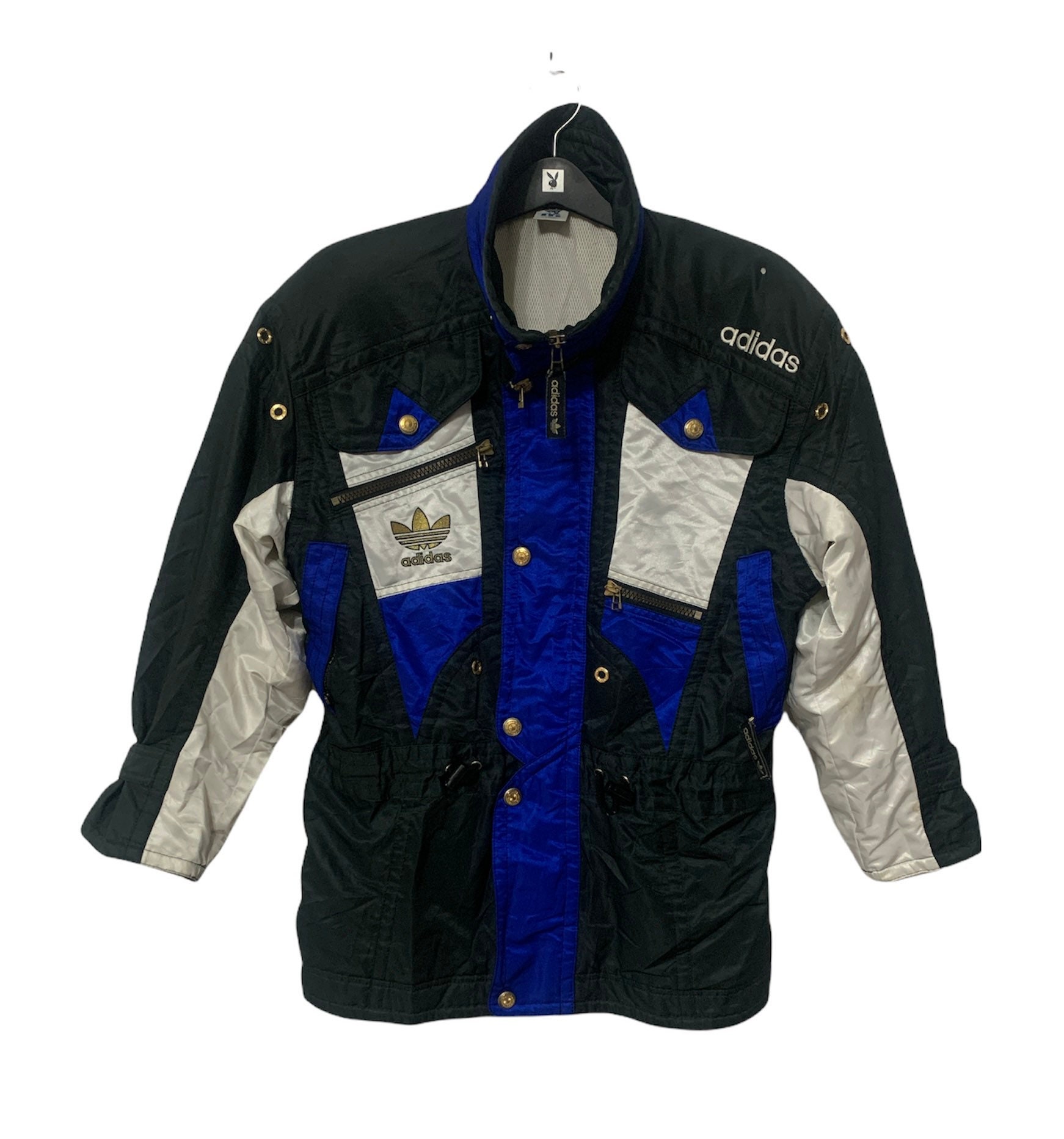 Vintage 90s Adidas Gamba Osaka Winter/ski Signature Jacket