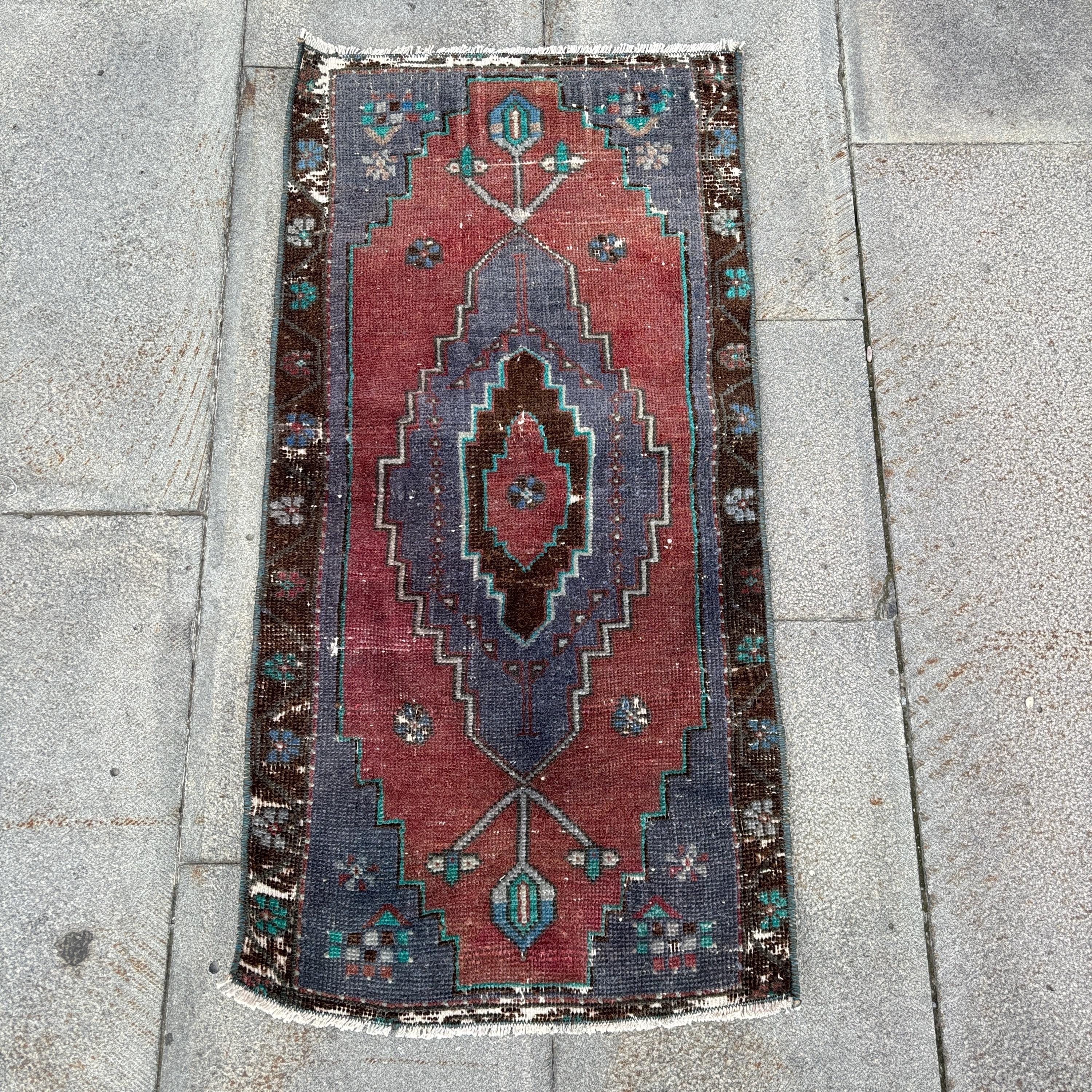 トルコヴィンテージラグ OldTurkishVintage Oushak Rug 13' X 15' Vintage Oushak Rug, Green - Hoagek - Revival Rugs
