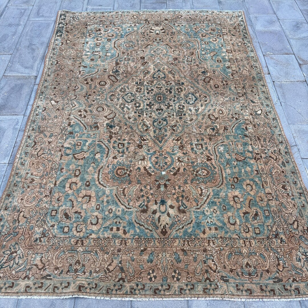 Acem Rug Rugs Vintage Rug, 7x10 Large Rug, Turkish Rug, Antique Acem Rug, Rugs for ...
