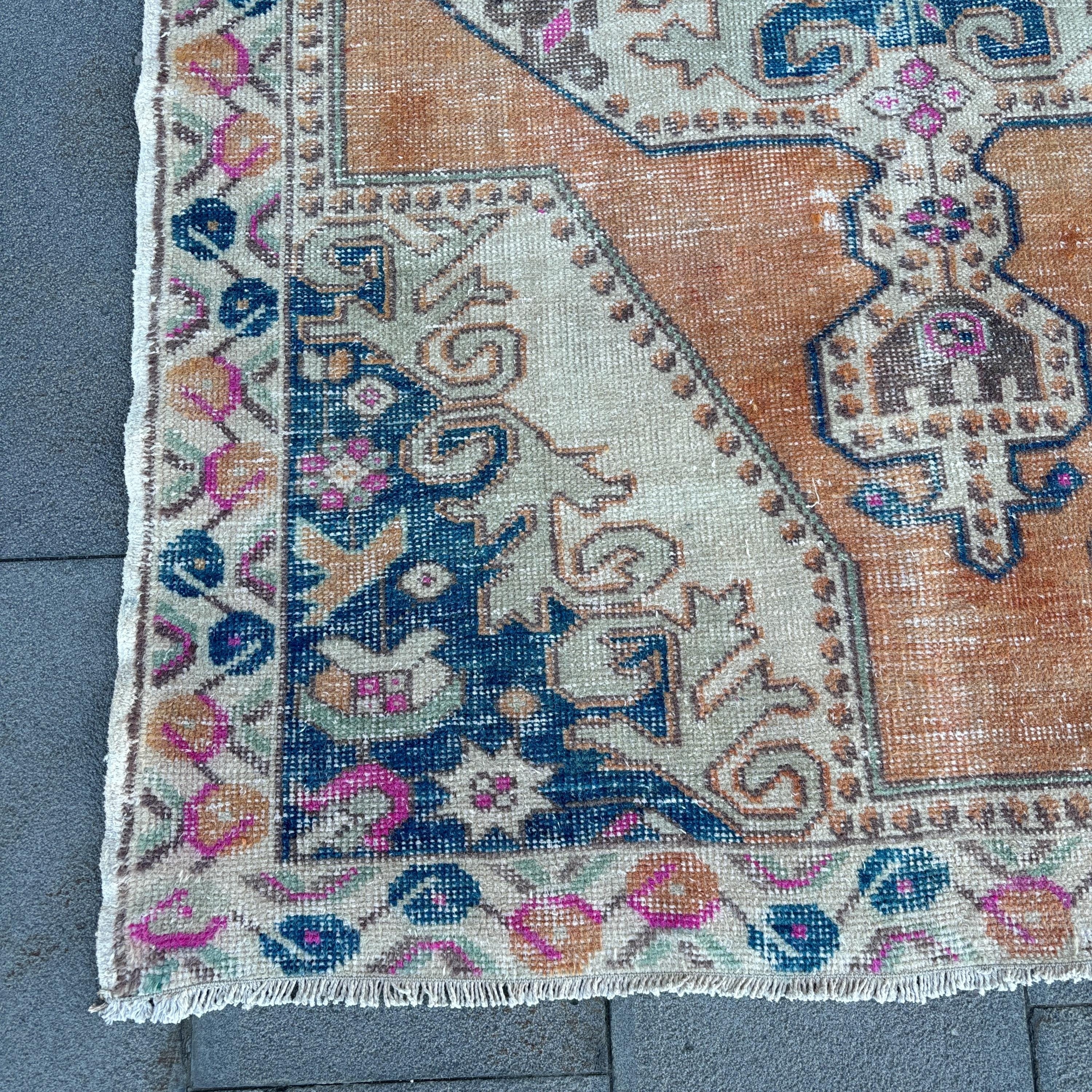 Vintage Rug, Turkish Rug, 4x7 Area Rugs, Varos Rug, Rugs for