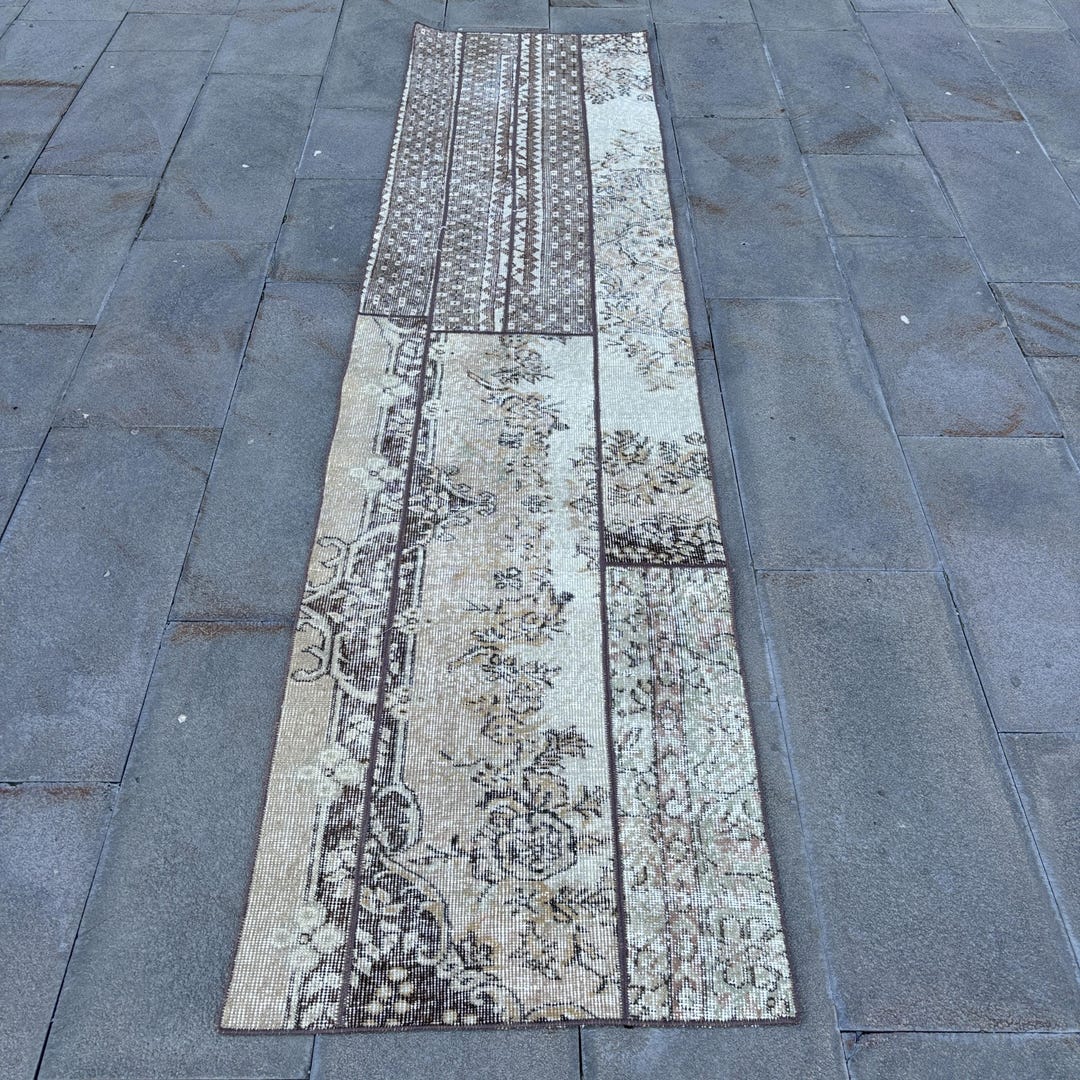 Patchwork Rug, 2x9 Runner Rugs, Vintage Rug, Turkish Rug, Antique Rug ...