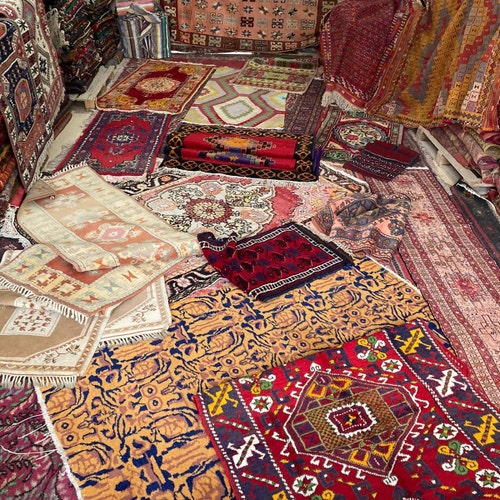 ランナーラグ　ヴィンテージラグ　トルコラグ ヴィンテージラグ、3x14ランナーラグ、トルコラグ、アナトリアン