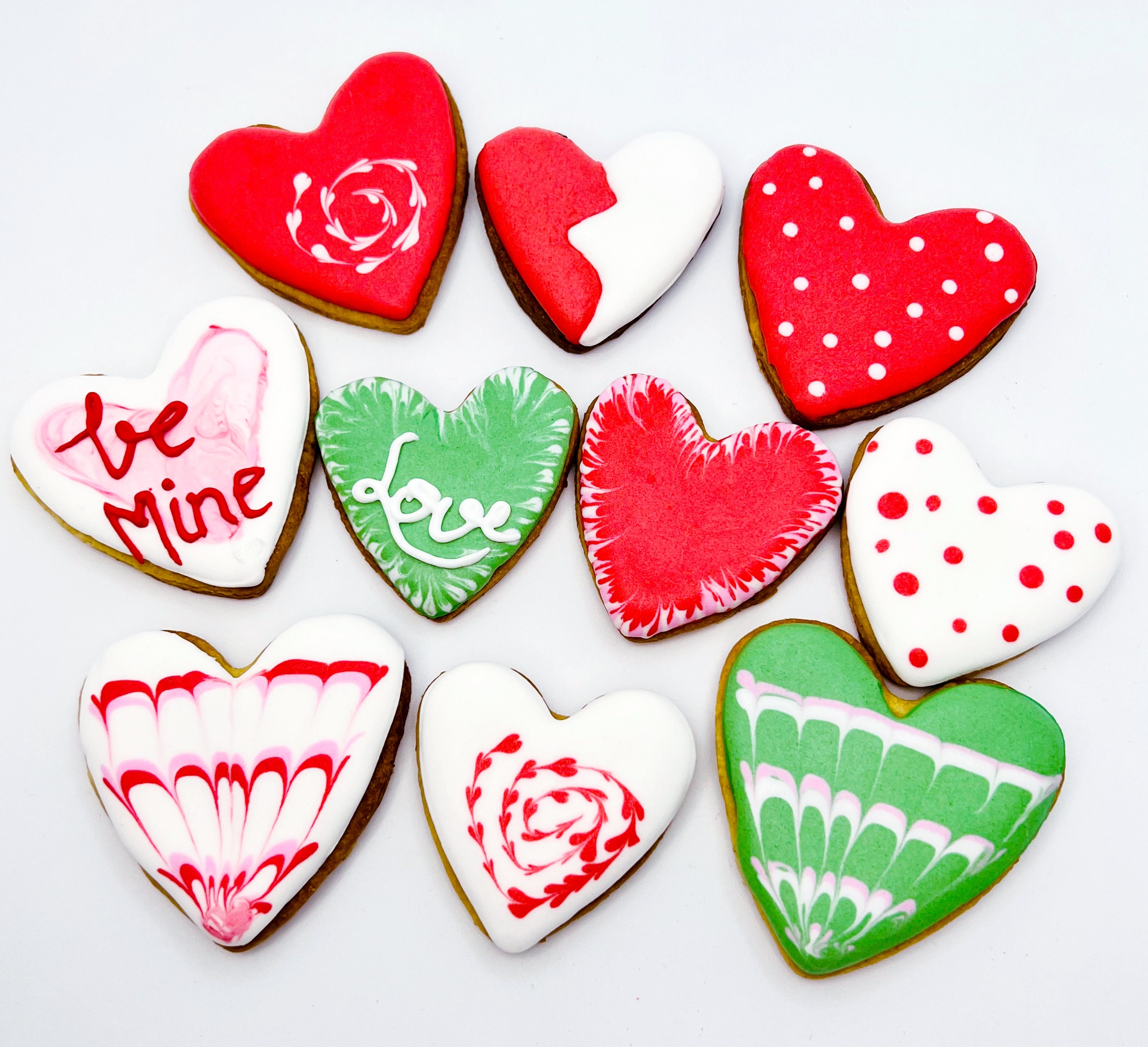 Biscuits Saint Valentin - Message Personnalisé Inclus