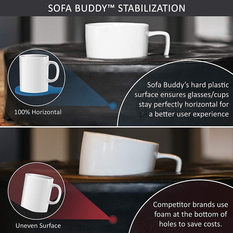 MOOKUNDY Introducing Sofa Buddy Convenient Couch Cup Holder, Couch