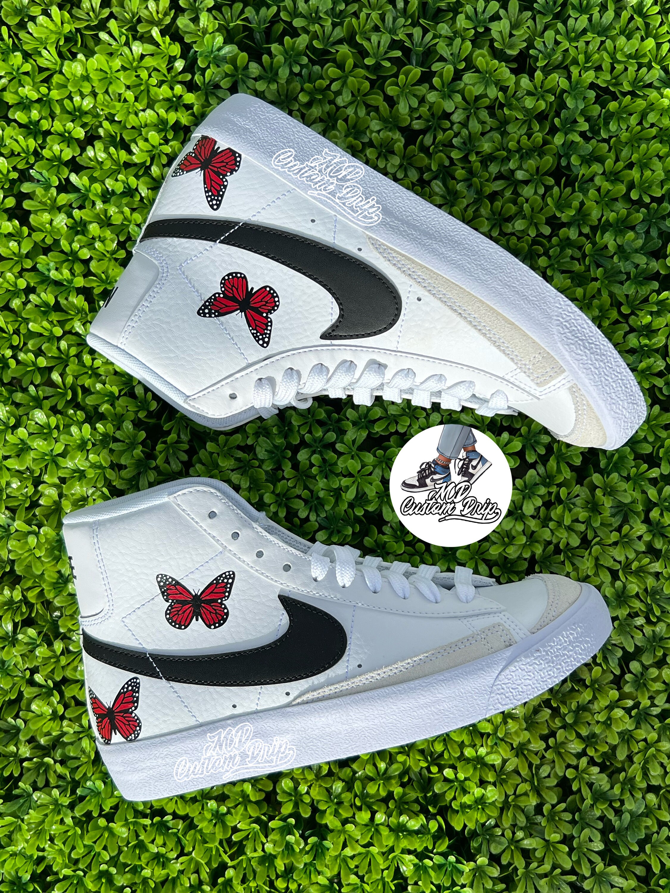 nike blazer mid 77 vintage uj customized