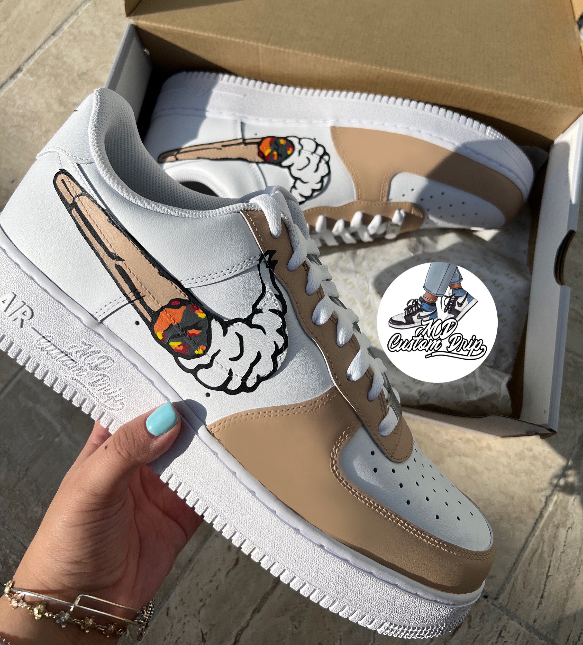 Custom AirForce1 – 420 Graffiti