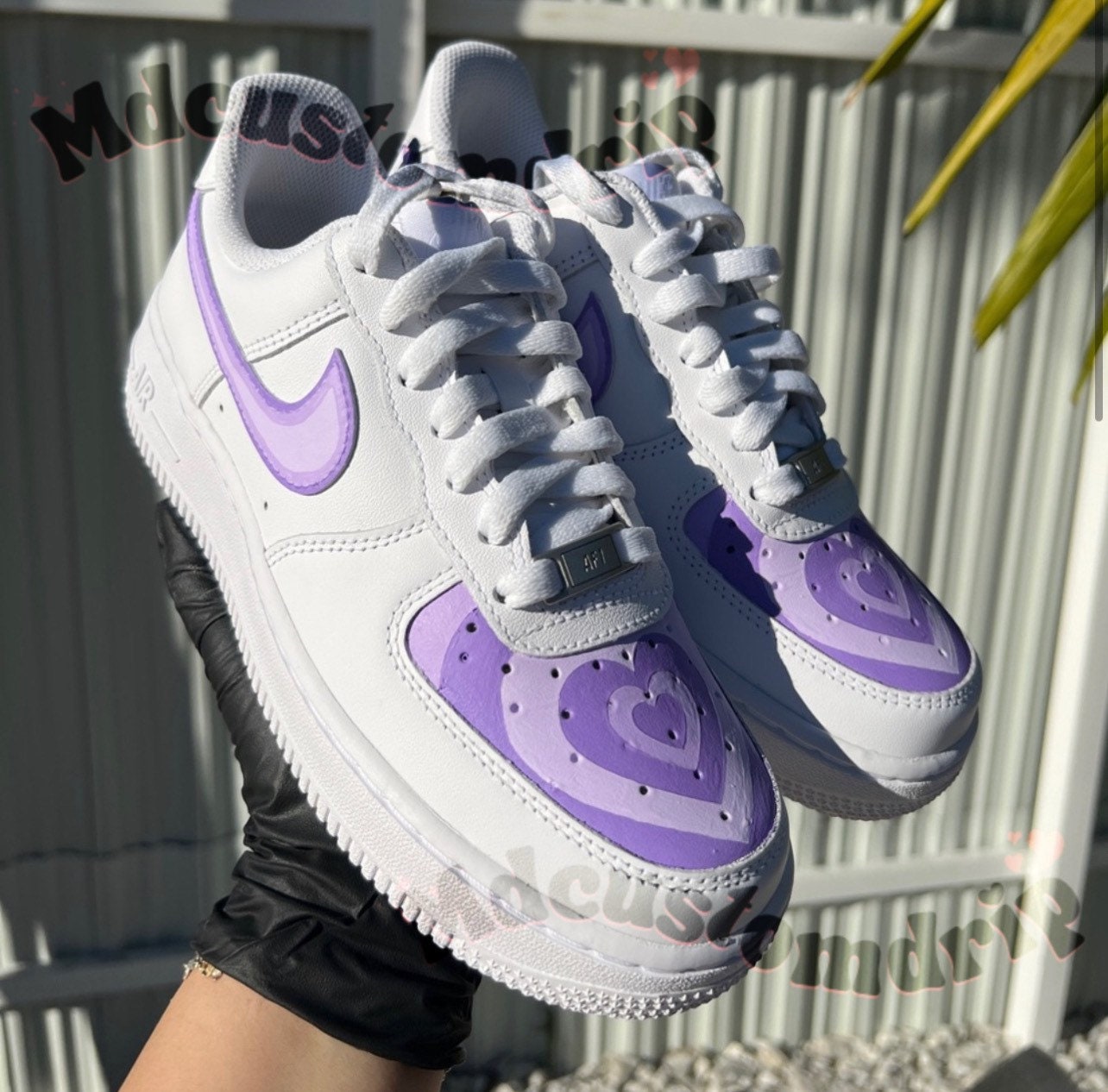 Nike Air Force 1 Womens White Pink Purple Girls Gs AF1 Change