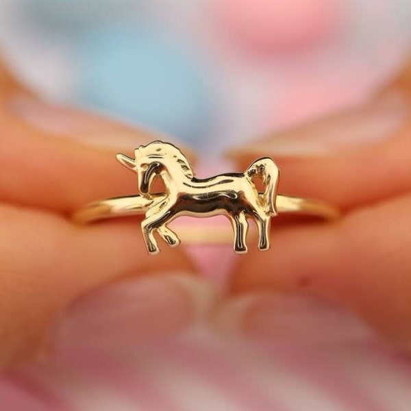 Unicorn Ring Etsy