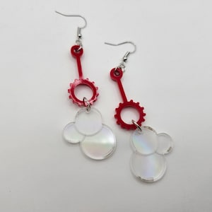 Bubble Wand earrings, nostalgic earrings, novelty earrings, nostalgic jewelry, kidcore earrings, acrylic earrings, kidcore jewelry