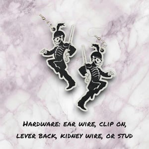 Pepe Earrings, Welcome To The Black Parade, emo earrings, emo jewelry, gifts for emo teens, mcr earrings, mcr jewelry, when we were young
