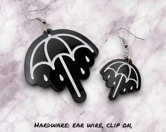 That's The Spirit Bring Me The Horizon earrings, acrylic earrings, bmth merch, oliver sykes, oli sykes, band merch, emo earrings, emo gifts