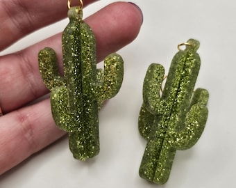 Cactus earrings dangle, acrylic, cactus jewelry, green thumb gifts, plant lover gift, plant mom gift, plant earrings dangle, cactus plant