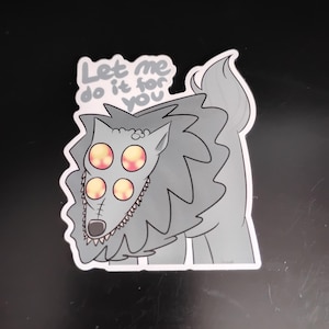 Moonless Meme Sticker | Fear and Hunger Vinyl Sticker