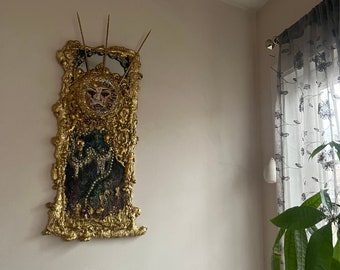 Three Of Swords Wall Panel