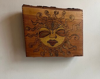 Shimmering Sun - Wall Piece
