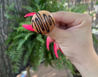 Boutons de tiroir ronds en PyroGlam de 1,5 po.