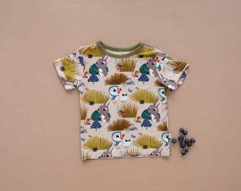 Official Merchandise - Puffin Rock bamboo T-shirt by Ploom Baby