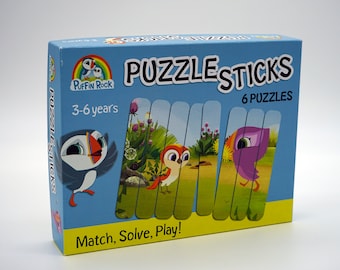 Puffin Rock Puzzle Sticks