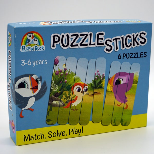 Puffin Rock Puzzle Sticks