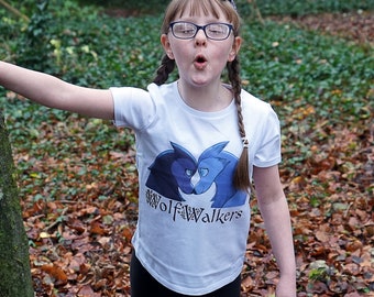 Official Wolfwalkers kids white tshirt