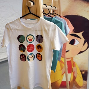 My Fathers Dragon Kids Characters Tshirt