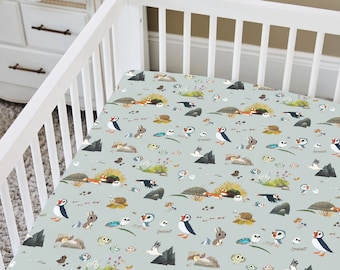 Puffin Rock - Articles officiels - Drap pour lit de bébé