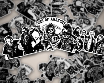 5 TV Show Stickers - Approximately 2.73-4 inches x 2.471-3 inches