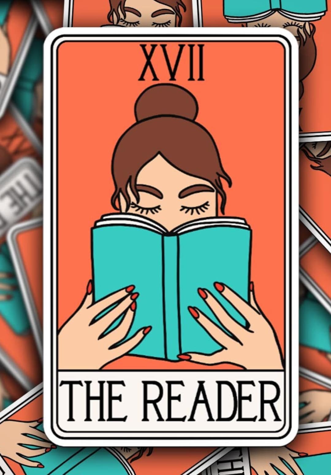 The Reader Tarot Card Inspired Stickers - Bookish Stickers - Reading -  Approximately 2.902 X 4.75 Inches - Etsy Denmark
