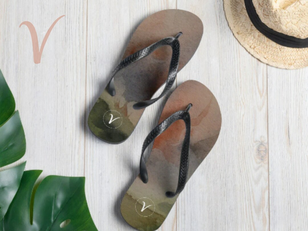 Fire Colors Flip Flops main image 1