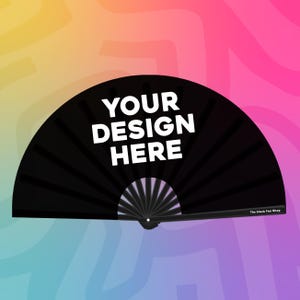 Custom Logo Fan: Personalized Bamboo Clack Fan for Festivals