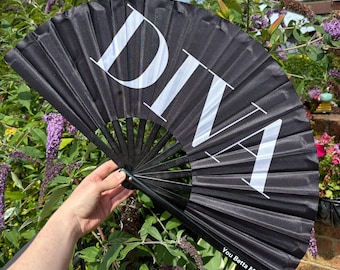 Diva Clack Fan: Bamboo Ribs, Drag Queen Festival Accessory