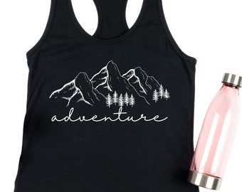 Adventure Tank Top, Explore Tank, Travel Tank Top, Girl Trip Tank Top, Tank Top for Hiker, Gift for Travelers, Gift for Travel Partner