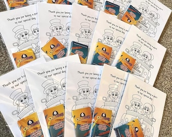 Personalized Wedding Activity Book: Kids Entertainment Pack with Crayons