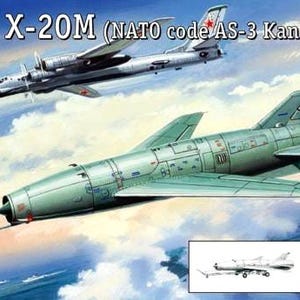 1:72 Amodel 72177 - X-20 M (AS-3 Kangaroo) Míssil Guiado Soviético