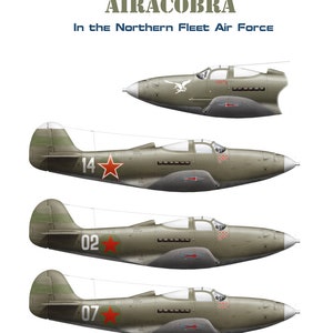 1/48 Colibri-stickers #48033 - Р-39 in de Pacific Fleet Air Force. USSR WO II