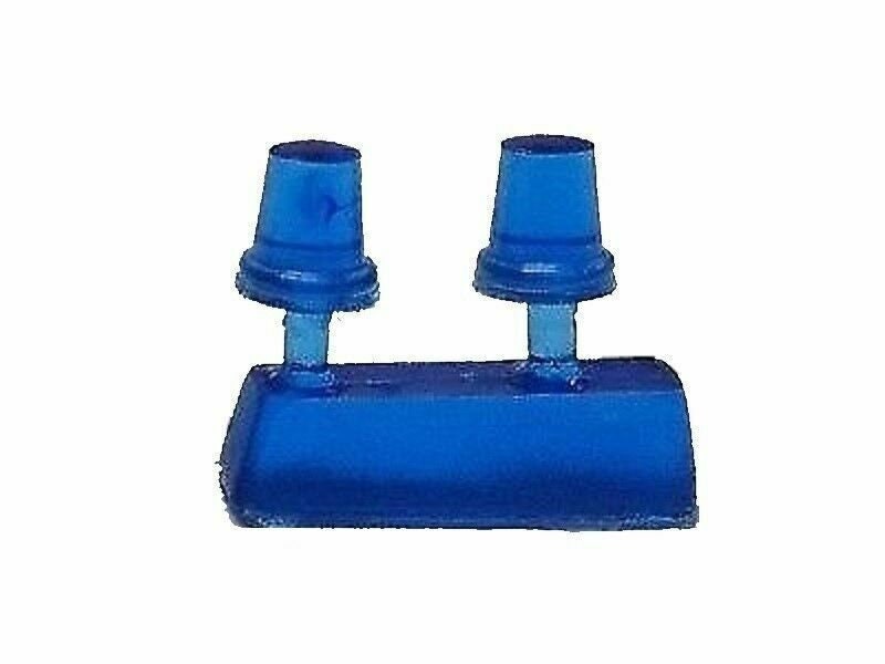 1/43 - 2 x pieces flashing beacon (Small). Blue color -  Police, ambulance and other services.